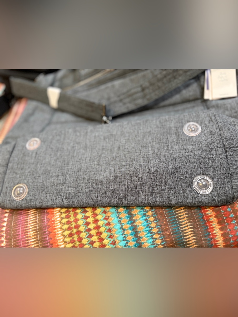 Lug Apollo Tote (discontinued). Heather Grey. NWT - Picture 15 of 16